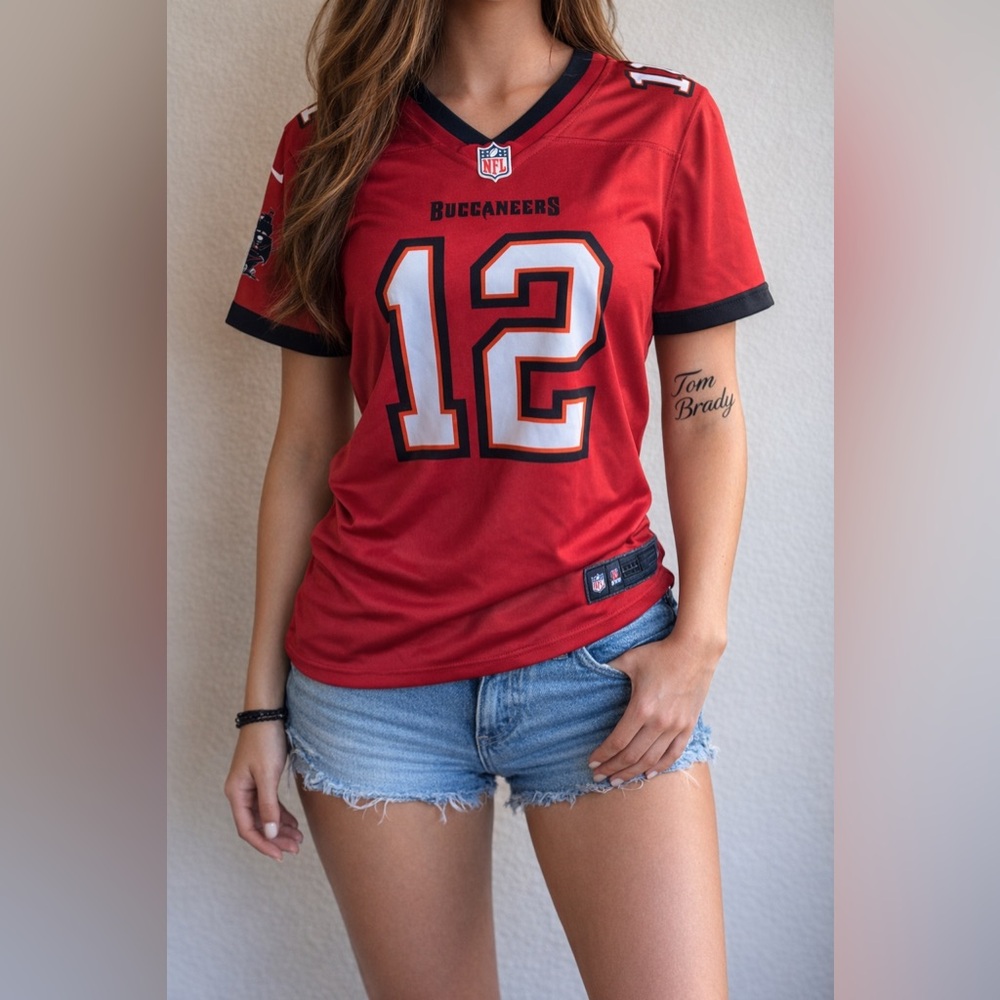 NFL Buccaneers Red Women's Jersey - Picture 1 of 8